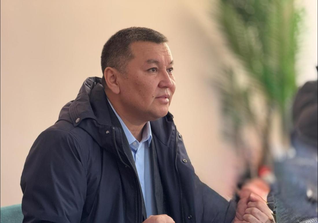 Председатель правления ОАО «Кыргызнефтегаз» Самсаалы Четимбаев встретился с трудовым коллективом